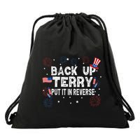 Back Up Terry Put It In Reverse Funny 4th of July Drawstring Bag