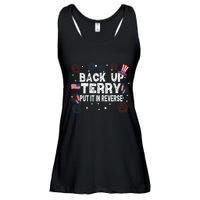 Back Up Terry Put It In Reverse Funny 4th of July Ladies Essential Flowy Tank