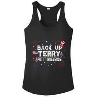 Back Up Terry Put It In Reverse Funny 4th of July Ladies PosiCharge Competitor Racerback Tank