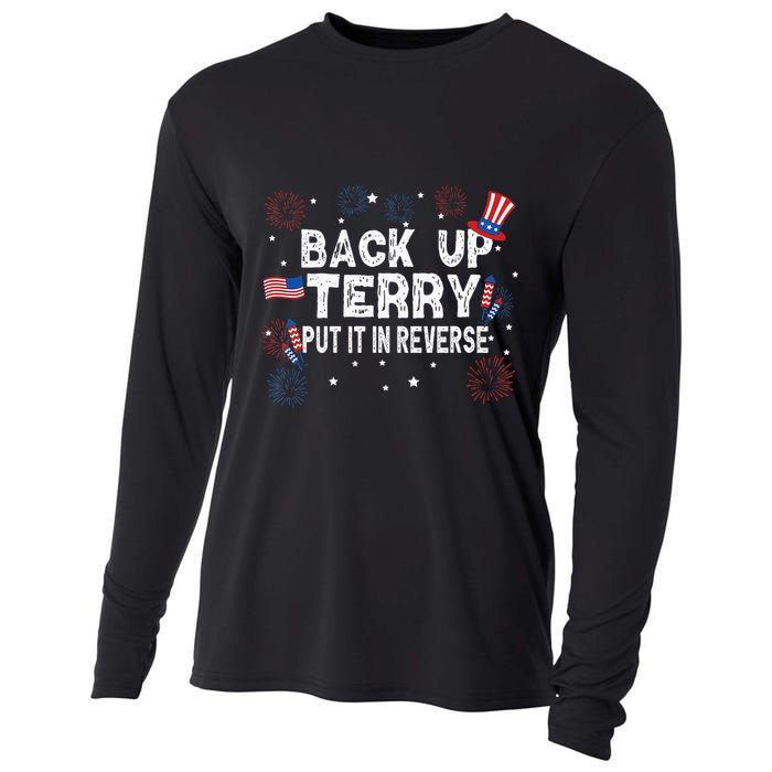 Back Up Terry Put It In Reverse Funny 4th of July Cooling Performance Long Sleeve Crew