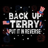 Back Up Terry Put It In Reverse Funny 4th of July Sustainable Knit Beanie