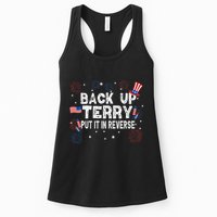 Back Up Terry Put It In Reverse Funny 4th of July Womens Tank Top