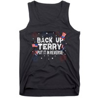 Back Up Terry Put It In Reverse Funny 4th of July Tank Top