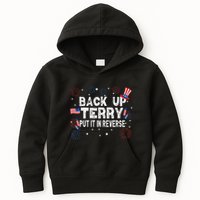 Back Up Terry Put It In Reverse Funny 4th of July Kids Hoodie