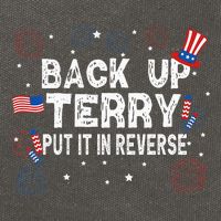 Back Up Terry Put It In Reverse Funny 4th of July Cotton Canvas Backpack