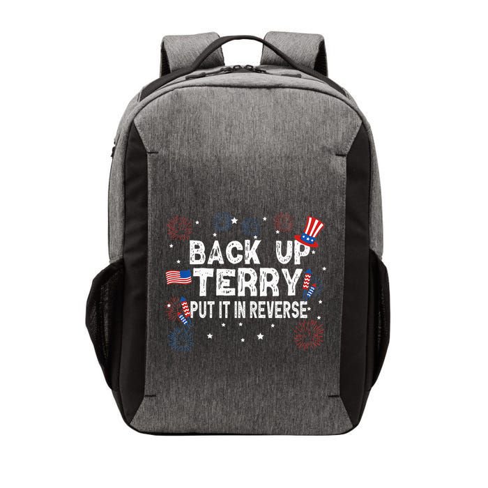 Back Up Terry Put It In Reverse Funny 4th of July Vector Backpack
