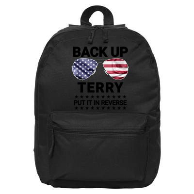Back Up Terry Put It In Reverse Funny 4th Of July 16 in Basic Backpack