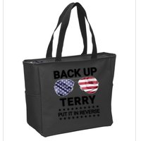 Back Up Terry Put It In Reverse Funny 4th Of July Zip Tote Bag