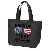 Back Up Terry Put It In Reverse Funny 4th Of July Zip Tote Bag