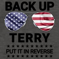Back Up Terry Put It In Reverse Funny 4th Of July Vector Backpack