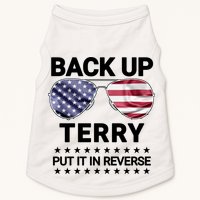 Back Up Terry Put It In Reverse Funny 4th Of July Doggie Tank