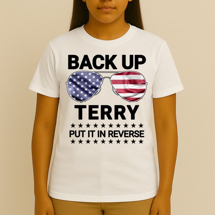 Back Up Terry Put It In Reverse Funny 4th Of July T-Shirt