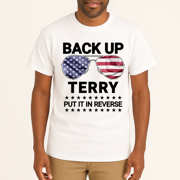 Back Up Terry Put It In Reverse Funny 4th Of July Tall T-Shirt