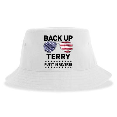 Back Up Terry Put It In Reverse Funny 4th Of July Sustainable Bucket Hat