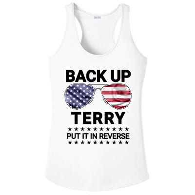 Back Up Terry Put It In Reverse Funny 4th Of July Ladies PosiCharge Competitor Racerback Tank