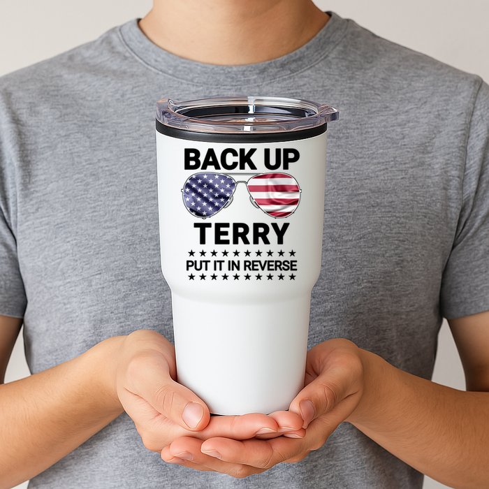 Back Up Terry Put It In Reverse Funny 4th Of July Tumbler