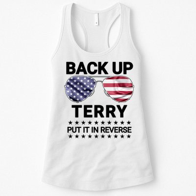 Back Up Terry Put It In Reverse Funny 4th Of July Womens Tank Top