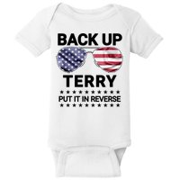 Back Up Terry Put It In Reverse Funny 4th Of July Baby Bodysuit