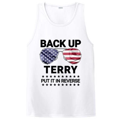 Back Up Terry Put It In Reverse Funny 4th Of July PosiCharge Competitor Tank