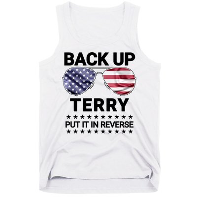 Back Up Terry Put It In Reverse Funny 4th Of July Tank Top
