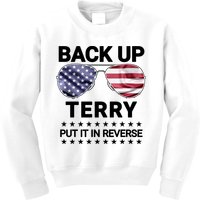Back Up Terry Put It In Reverse Funny 4th Of July Kids Sweatshirt