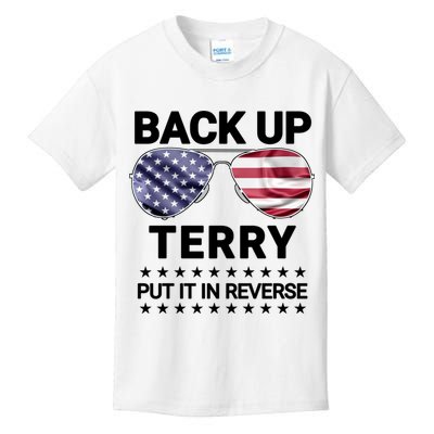 Back Up Terry Put It In Reverse Funny 4th Of July Kids T-Shirt