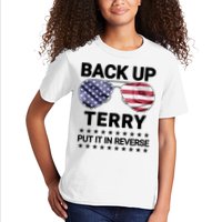 Back Up Terry Put It In Reverse Funny 4th Of July Kids T-Shirt