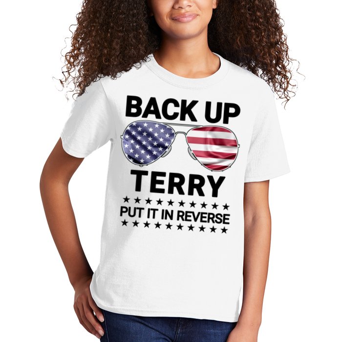 Back Up Terry Put It In Reverse Funny 4th Of July Kids T-Shirt