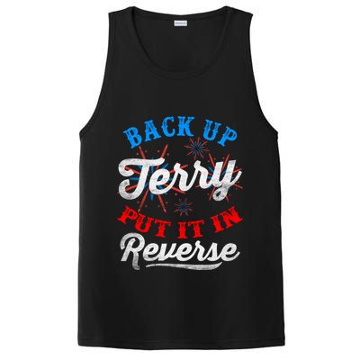 Back Up Terry Put It In Reverse Firework Funny 4th Of July PosiCharge Competitor Tank