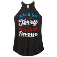 Back Up Terry Put It In Reverse Firework Funny 4th Of July Women's Perfect Tri Rocker Tank