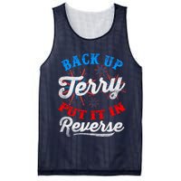 Back Up Terry Put It In Reverse Firework Funny 4th Of July Mesh Reversible Basketball Jersey Tank