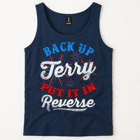 Back Up Terry Put It In Reverse Firework Funny 4th Of July Tank Top