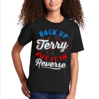 Back Up Terry Put It In Reverse Firework Funny 4th Of July Kids T-Shirt
