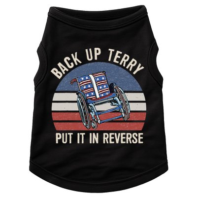 Back Up Terry Put It In Reverse Firework Vintage 4th Of July Doggie Tank