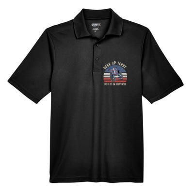 Back Up Terry Put It In Reverse Firework Vintage 4th Of July Men's Origin Performance Pique Polo