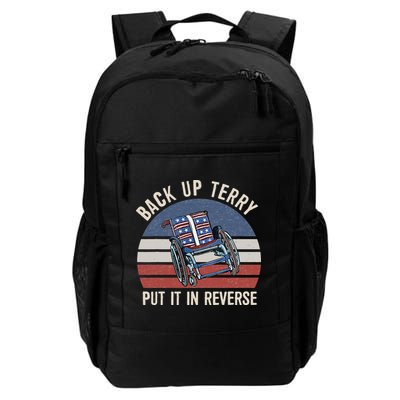 Back Up Terry Put It In Reverse Firework Vintage 4th Of July Backpack