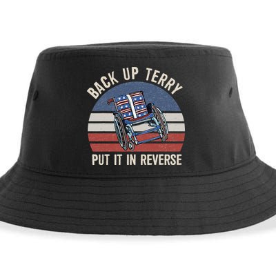 Back Up Terry Put It In Reverse Firework Vintage 4th Of July Sustainable Bucket Hat