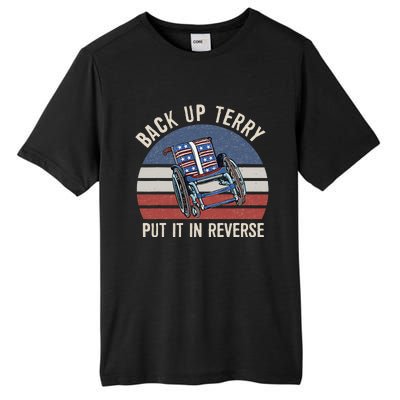 Back Up Terry Put It In Reverse Firework Vintage 4th Of July Tall Fusion ChromaSoft Performance T-Shirt