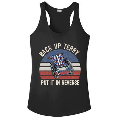 Back Up Terry Put It In Reverse Firework Vintage 4th Of July Ladies PosiCharge Competitor Racerback Tank
