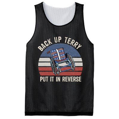 Back Up Terry Put It In Reverse Firework Vintage 4th Of July Mesh Reversible Basketball Jersey Tank