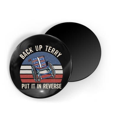 Back Up Terry Put It In Reverse Firework Vintage 4th Of July Magnet