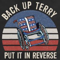 Back Up Terry Put It In Reverse Firework Vintage 4th Of July Trucker Hat