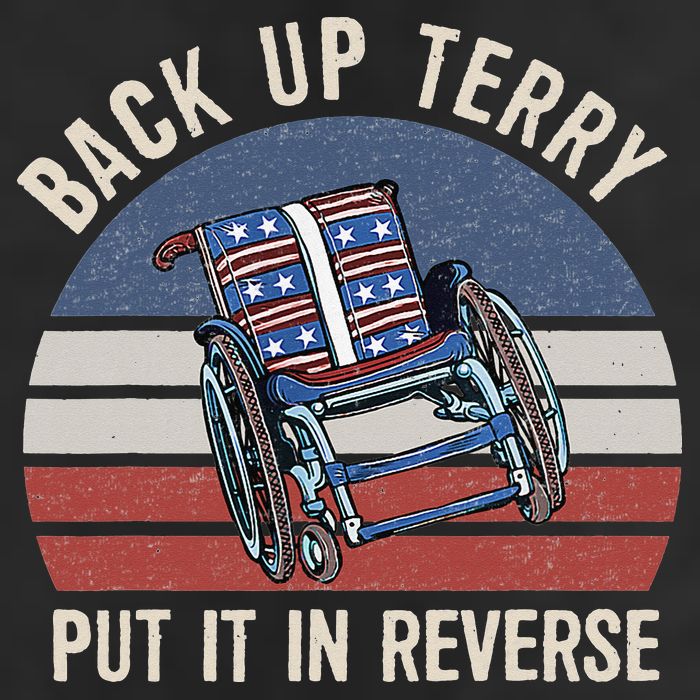 Back Up Terry Put It In Reverse Firework Vintage 4th Of July Trucker Hat
