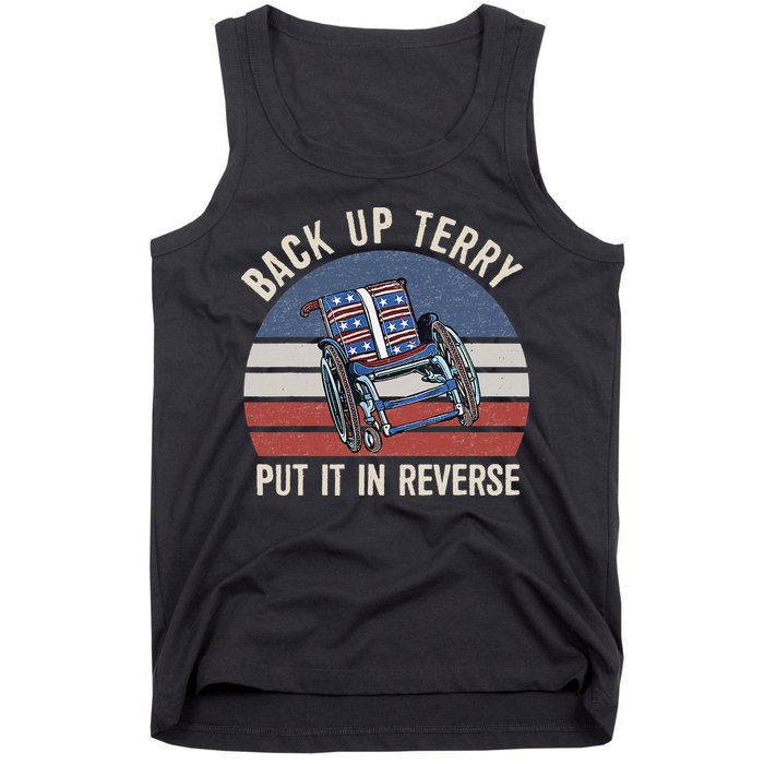 Back Up Terry Put It In Reverse Firework Vintage 4th Of July Tank Top