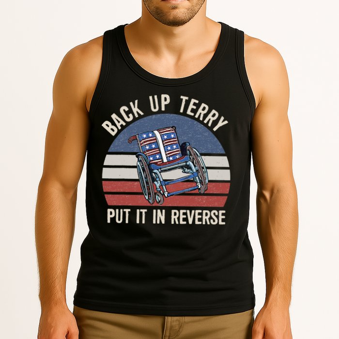 Back Up Terry Put It In Reverse Firework Vintage 4th Of July Tank Top