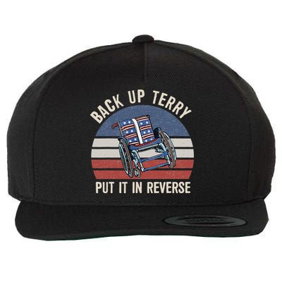 Back Up Terry Put It In Reverse Firework Vintage 4th Of July Wool Snapback Cap