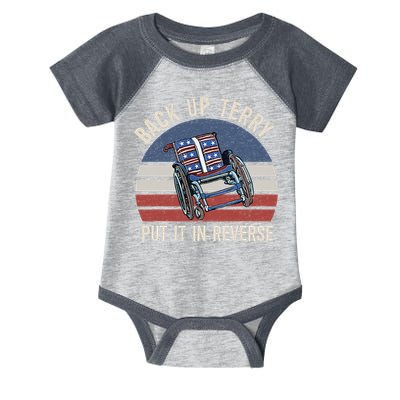 Back Up Terry Put It In Reverse Firework Vintage 4th Of July Infant Baby Jersey Bodysuit