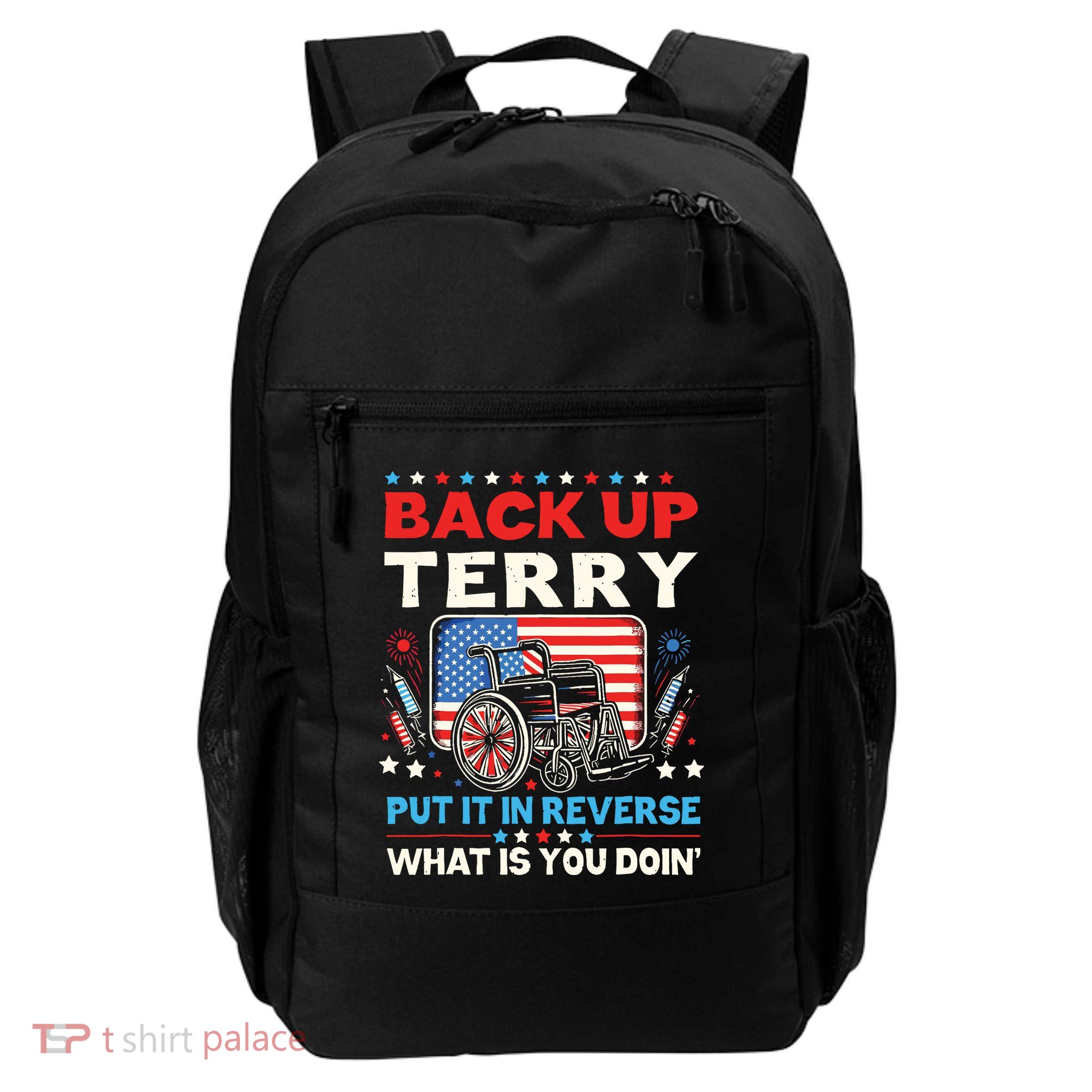 Back Up Terry 4th Of July Daily Commute Backpack