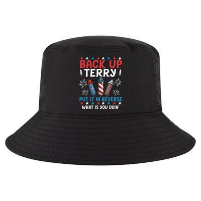 Back Up Terry Put It In Reverse July 4th Of July Fireworks Cool Comfort Performance Bucket Hat