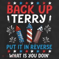 Back Up Terry Put It In Reverse July 4th Of July Fireworks Beanie